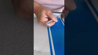 Repainting the Pontoon Fencing boat pontoonrestoration pontoon diy [upl. by Eihcir553]