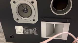 Pioneer CS303 Speakers Demo [upl. by Bierman607]