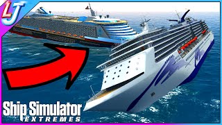 Ship Simulator Extremes  Ocean Liner CRASHES into Cruise Ship [upl. by Fayina]