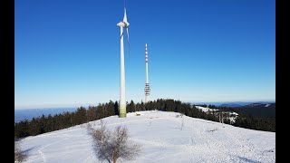 Frohe Weihnachten von der Hornisgrinde im Nordschwarzwald HornisgrindeÜberschreitung [upl. by Yelwah]