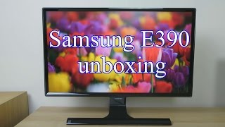 Samsung S24E390HL unboxing [upl. by Sile]