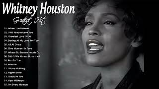 Whitney Houston Greatest Hits Full Album  Whitney Houston Best Song Ever All Time [upl. by Nedyarb981]