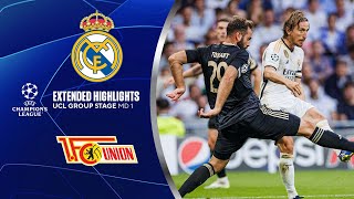 Real Madrid vs Union Berlin Extended Highlights  UCL Group Stage MD 1  CBS Sports Golazo [upl. by Yates]