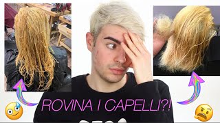 IL DECOLORANTE ROVINA I CAPELLI PARLIAMONE  NIKOOOLASH [upl. by Ayikal]