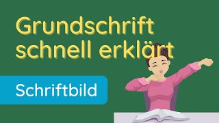 Grundschrift  schreiben lernen in der Schule [upl. by Qirat]