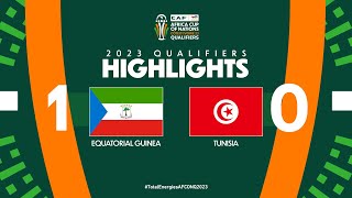 Equatorial Guinea 🆚 Tunisia  Highlights  TotalEnergiesAFCONQ2023  MD5 Group J [upl. by Asselim]