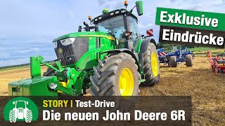 John Deere 6R Generation 2022  Neuheit  TestDrive [upl. by Aneehsit]