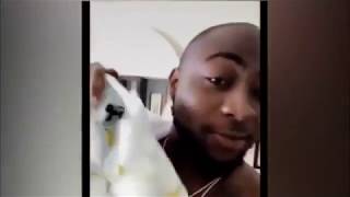 Davido devient fou parce que Ronaldo la suivi sur Instagram [upl. by Amairam]