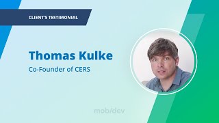 Testimonial by Thomas Kulke cofounder of CERS [upl. by Ashla]