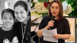 MARICEL Soriano’s Eulogy for MOTHER LILY “May Kodigo Po Ako Kasi Baka MAGWALA Ako Dito…” [upl. by Nosiram]