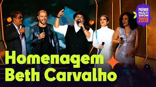 Homenagem à Beth Carvalho  quotAndançaquot Vou Festejarquot  AO VIVO no Prêmio Multishow 2019 [upl. by Dasa921]