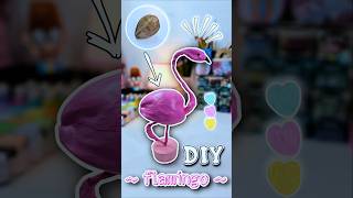 DIY Homemade Flamingo Bird 🦩 Decor😱 WOW Waste coconut 🥥 Reuse idea 💡shorts diy youtubeshorts [upl. by Dulcie]