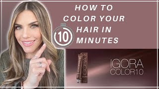 How To Color Your Hair In 10 Minutes [upl. by Casavant]