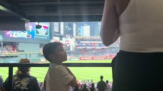 DBacks VS Pirates 72624 National Anthem [upl. by Jasisa]