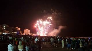 Monte Hermoso Argentina Espectacular fuegos artificiales 1 enero 2024 [upl. by Leddy581]