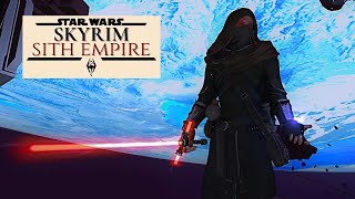 Sith Empire  Modded Skyrim Permadeath Zombie Apocalypse  Sith Assassin Build RP Episode 3 [upl. by Namsaj]