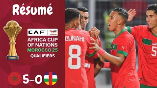 Résumé Maroc VS Centrafrique  Qualifications Can 2025 Journée 3 [upl. by Mort175]