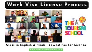 Work Visa License Process  The Tourism School  Practical Courses for Travel Agents [upl. by Kahaleel851]