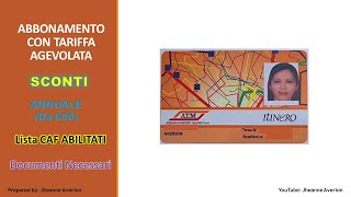 ATM Abbonamento 2020 CAFPatronatoAbbonamentoATMCAFPatronatoAnnualeAgevolata Discount [upl. by Ferd]