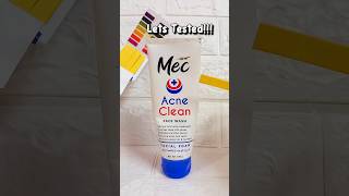 Shocking🤯 mec face wash ph test shorts skincare acne pimple facewash meclay mec cleanser yt [upl. by Tailor435]