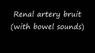 Renal artery bruit [upl. by Kaliski]