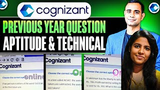 🔥Cognizant Previous Year Aptitude amp Technical Assessment Questions  Cognizant PYQ🔥 [upl. by Nassir]