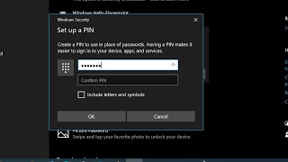 How To Setup Windows Hello Pin To Login  Add Windows Hello Pin In Windows 10 [upl. by Dewees998]