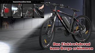 Das Elektrofahrrad Eleglide M2 kann auf unebenem Gelände fahren [upl. by Lauder722]