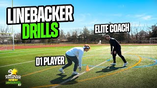 The SECRETS to Becoming a D1 Linebacker🤫 [upl. by Nnoryt381]