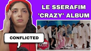 Le Sserafim CRAZY MV amp ALBUM  REACTION [upl. by Dusen]