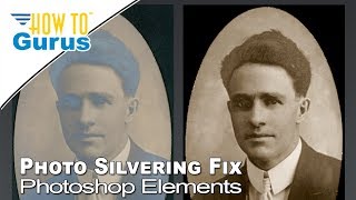 How You Can Remove Silvering with Channels Photo Editing in Photoshop Elements amp Elements Plus [upl. by Esau366]