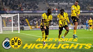 Match Highlights  Club Brugge  Dortmund 03  UEFA Champions League [upl. by Ailugram879]