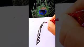 Easy leaves vine 🌿 mehndi leaf youtubeshorts [upl. by Yllatan]