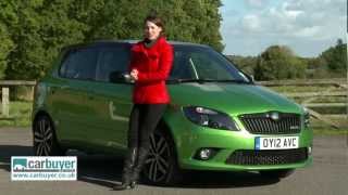 Skoda Fabia vRS hatchback review  CarBuyer [upl. by Vastah]