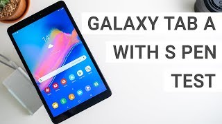 Samsung Galaxy Tab A 80 mit S Pen Test Deutschland muss verzichten [upl. by Yenettirb]