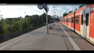 Österfeld am Bahnsteig  SBahn Stuttgart mit ET 420  ET 430  Regionalzug [upl. by Zevahc668]