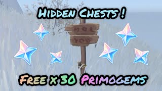 Most people didnt know this sign gives you primogems  Free Primogems  Genshin Impact [upl. by Kciredor]