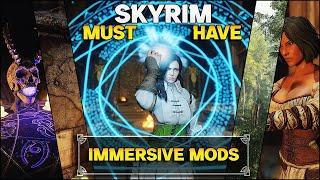 OVER 15 Immersive Skyrim Mods Essential For Making Skyrim Feel Alive in 2024 [upl. by Merriam]