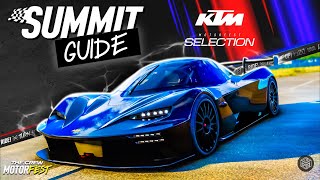 KTM SELECTION Summit Guide  The Crew Motorfest [upl. by Garold]