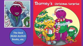 BARNEYS CHRISTMAS SURPRISE Read Aloud Childrens amp Kids Christmas Books Read Along [upl. by Richey]