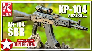 Kalashnikov USA KP104 SBR 2500Round Review [upl. by Adriell]