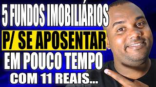 3 FUNDOS IMOBILIÁRIOS PARA INICIANTE INVESTIR R1100 E SE APOSENTAR RÁPIDO [upl. by Rosana]