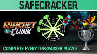 Ratchet amp Clank 2016  Safecracker 🏆  Complete every Trespasser puzzle without using AutoHack [upl. by Thoer]