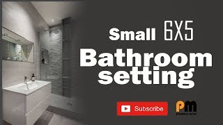 6×5 ke bathoom ki setting [upl. by Hultin]