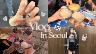 Vlog ♥ 会社員 in Seoul🇰🇷  週末を楽しむ韓国社会人の1週間🥰スンデアイス🍨ラーメン🍜焼肉🥩ネイル💅牡蠣ポッサム🦪マッコリampチヂミ🩷 [upl. by Rowley26]