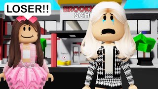 BILLIONAIR DAUGHTER GETS BULLIED Brookhaven Roleplay [upl. by Garcon]