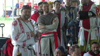 Pennsic LI  Battlefield Court Gilchryst MacPhearson Chivalry Vigil [upl. by Sitrik687]