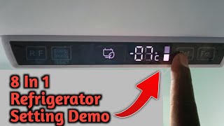 How To Use The 8 Different Settings On Your Haier Convertable Refrigerator [upl. by Ayikur]