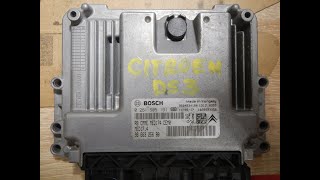 ECU PSA 0261S05191 9666325680 MED174 Reading via Ktag Backup Eeprom Flash Peugeot Citroen DS3 [upl. by Inuat690]