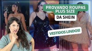 COMPREI NA SHEIN Vestidos Plus Size [upl. by Kartis623]